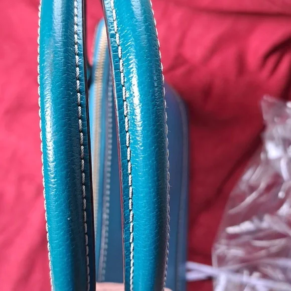 SALE Kate Spade Teal Blue Leather Shoulder Bag Great Used Condition - Picture 8 of 12